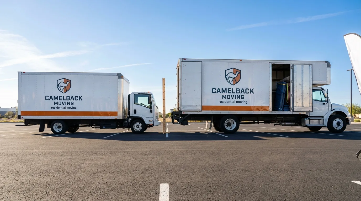 Moving truck size capacity guide in Wenonah